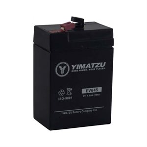 Batterie EV645 6V 4.5 AH Yimatzu